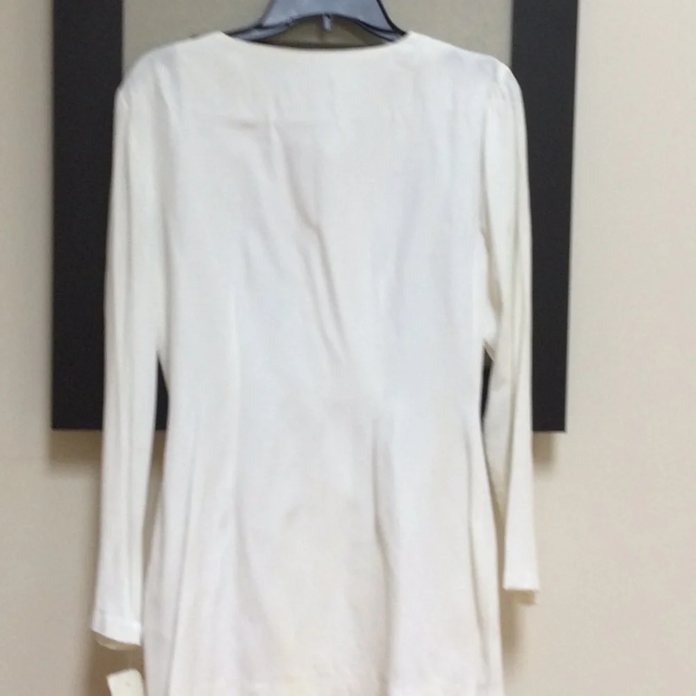 NWT Unique Vintage Lisa Peron Sz M Rayon Jacket w Bead Enhancement - Picture 6 of 8